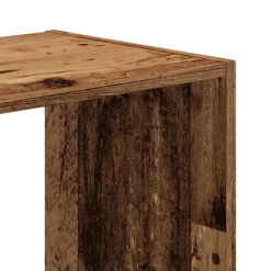 vidaXL Estanterías-Estantería madera de ingeniería color envejecido 102x32x102 cm