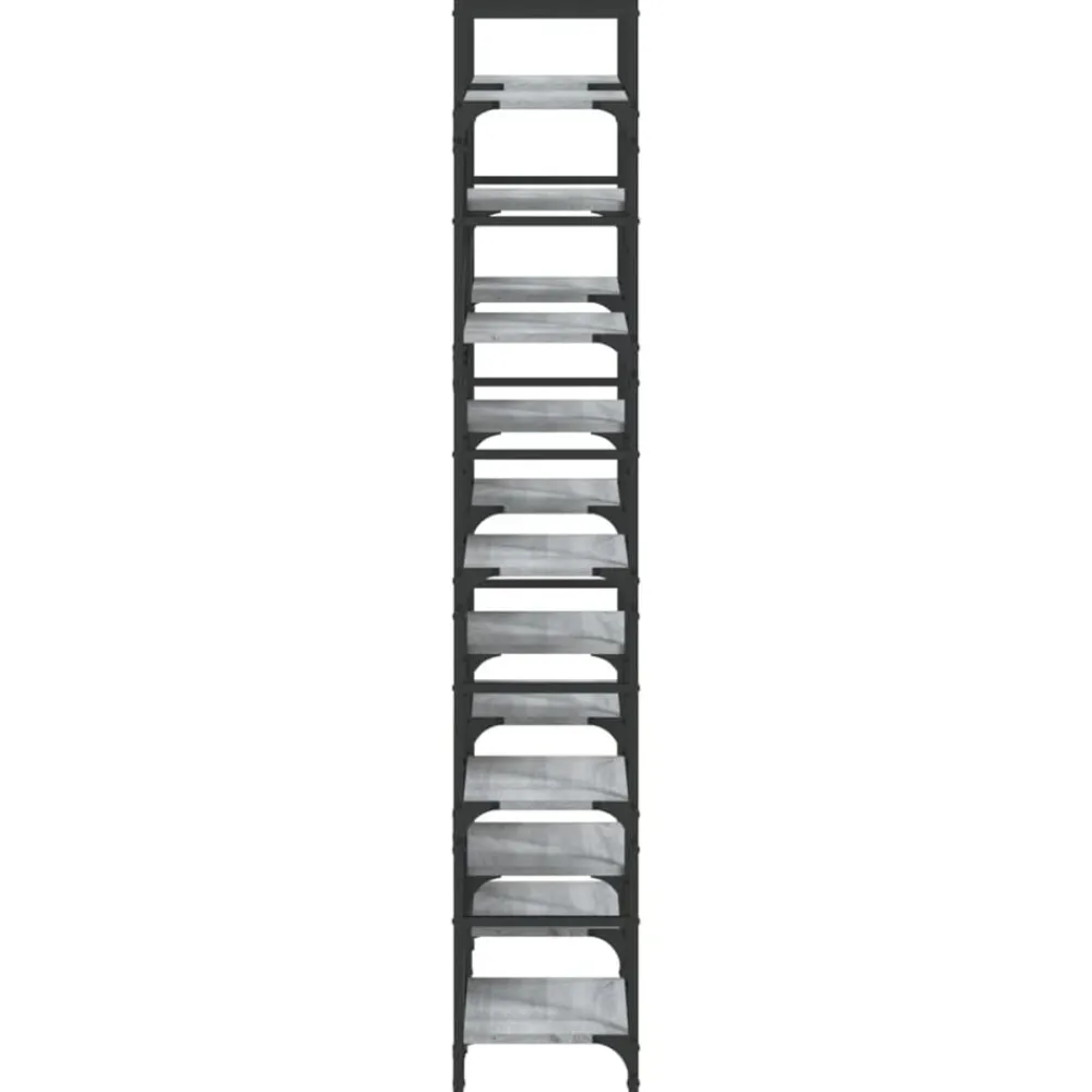 vidaXL Estanterías-Estantería madera de ingeniería 127,5x28,5x172,5 cm