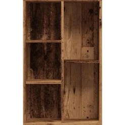 vidaXL Estantería madera de ingeniería envejecida 50x25x80 cm Madera antigua