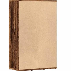 vidaXL Estantería madera de ingeniería envejecida 50x25x80 cm Madera antigua