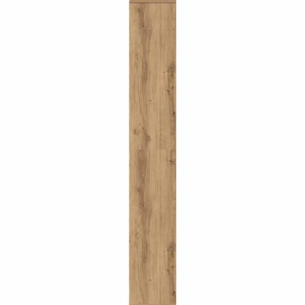 vidaXL Estantería madera de ingeniería 157x24x160 cm Roble artisan