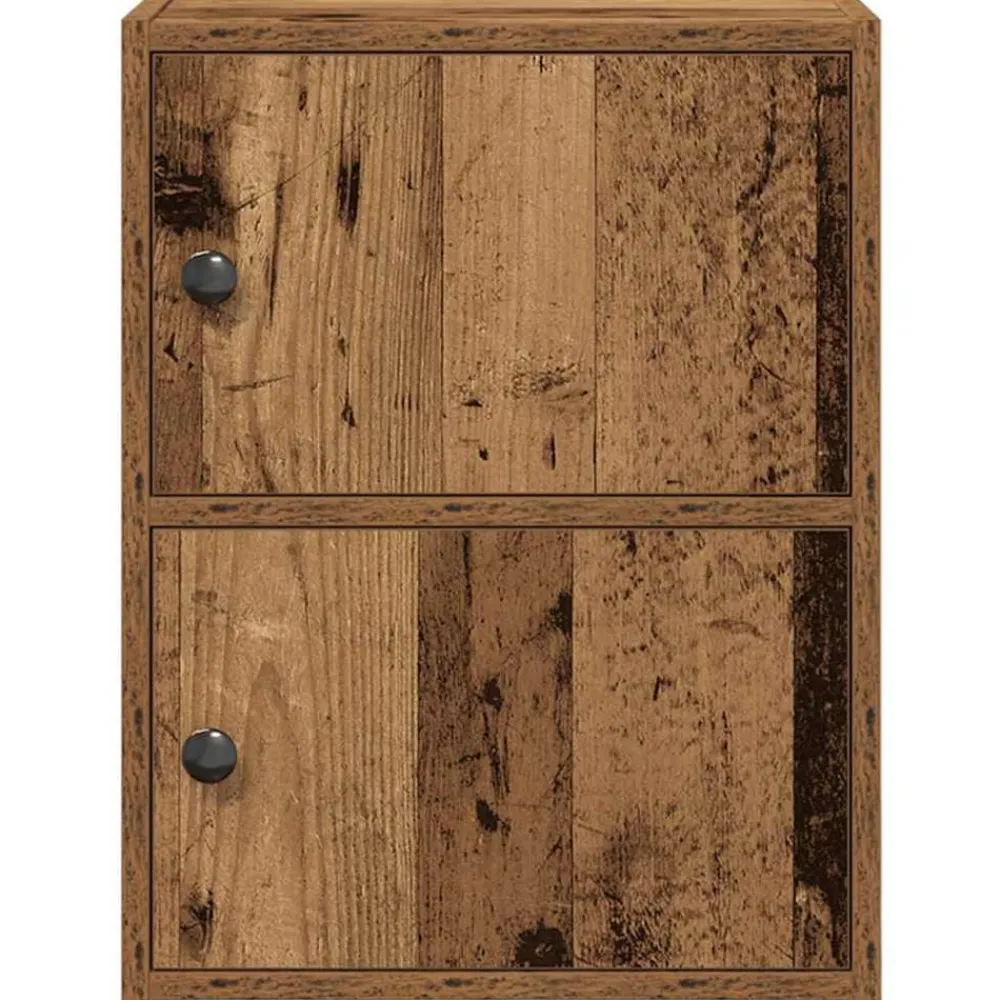 vidaXL Estanterías-Estantería madera de ingeniería color envejecido 40x24x52 cm