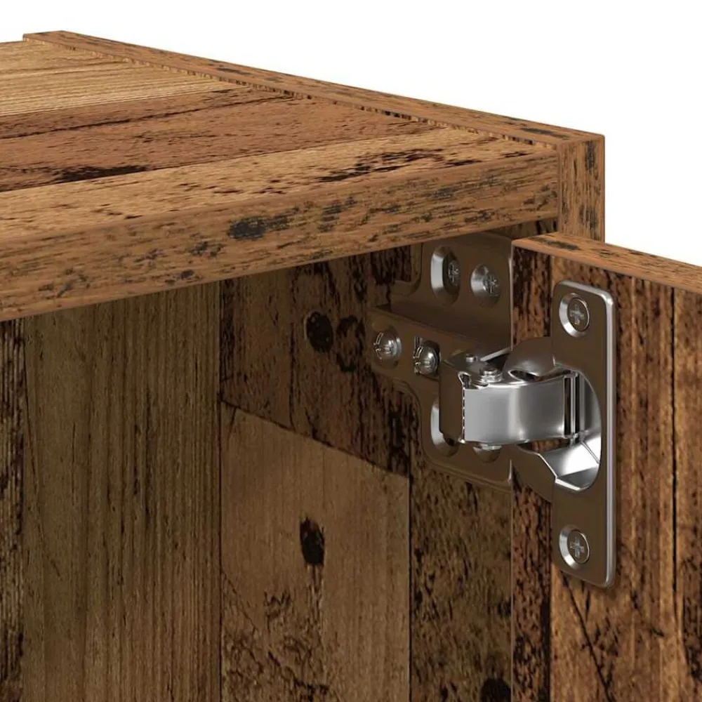 vidaXL Estanterías-Estantería madera de ingeniería color envejecido 40x24x52 cm