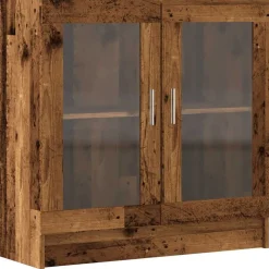 vidaXL Estantería madera ingeniería madera envejecida 82,5x30,5x80 cm Madera antigua Sale