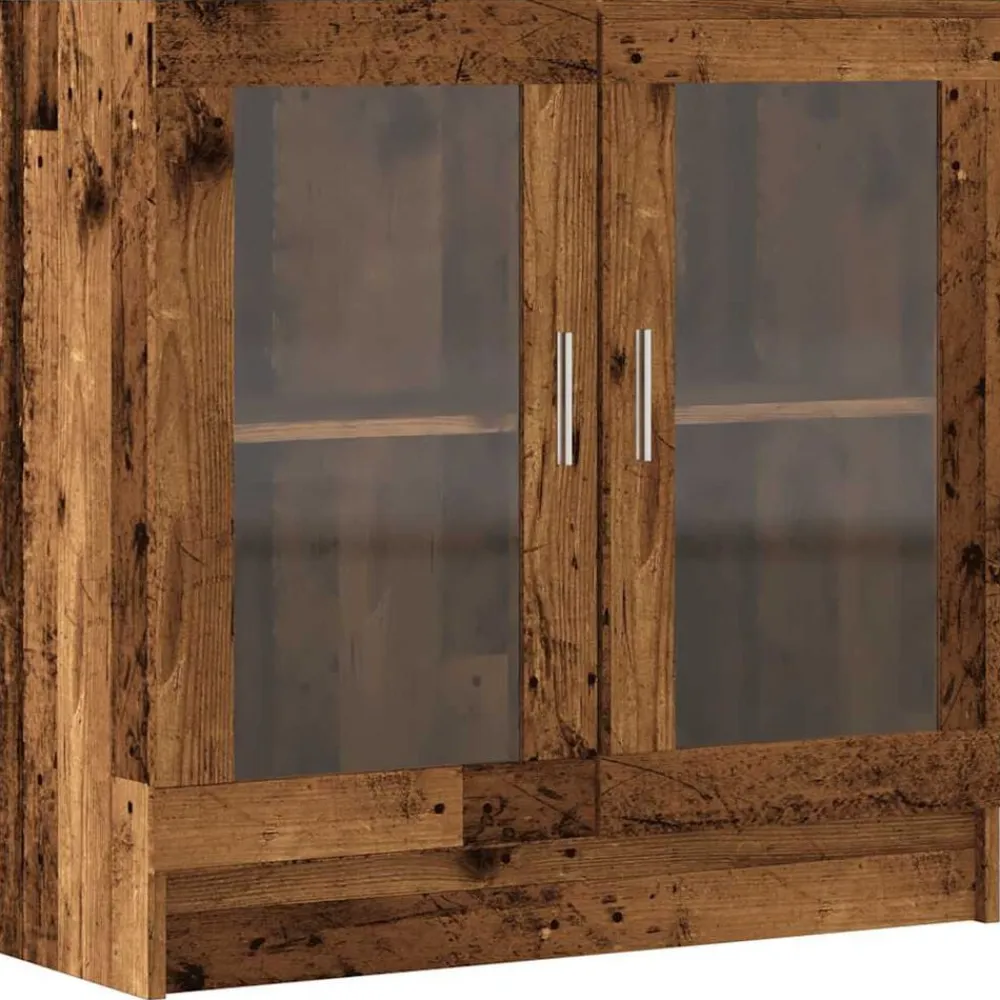 vidaXL Estantería madera ingeniería madera envejecida 82,5x30,5x80 cm Madera antigua Sale