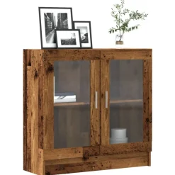 vidaXL Estantería madera ingeniería madera envejecida 82,5x30,5x80 cm Madera antigua Sale