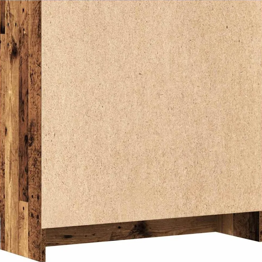 vidaXL Estantería madera ingeniería madera envejecida 82,5x30,5x80 cm Madera antigua Sale