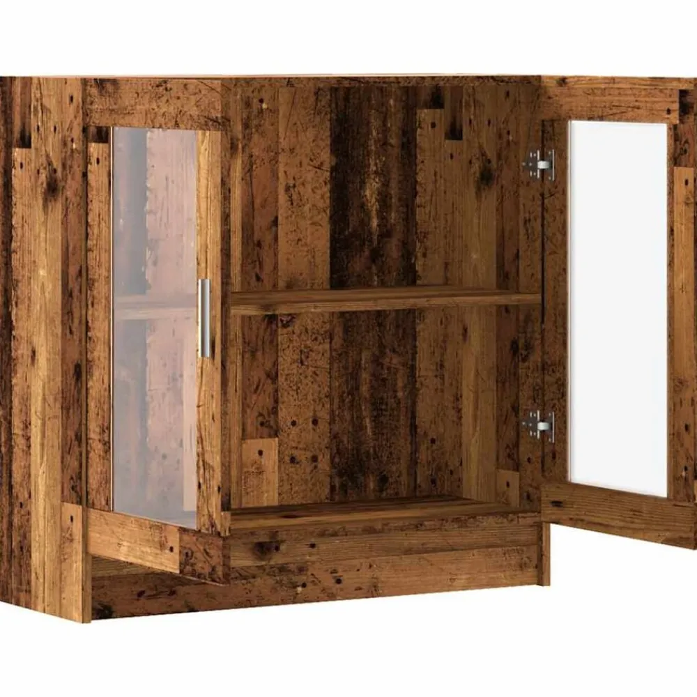 vidaXL Estantería madera ingeniería madera envejecida 82,5x30,5x80 cm Madera antigua Sale