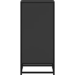vidaXL Estanterías-Estantería madera ingeniería negra 40x35x76 cm