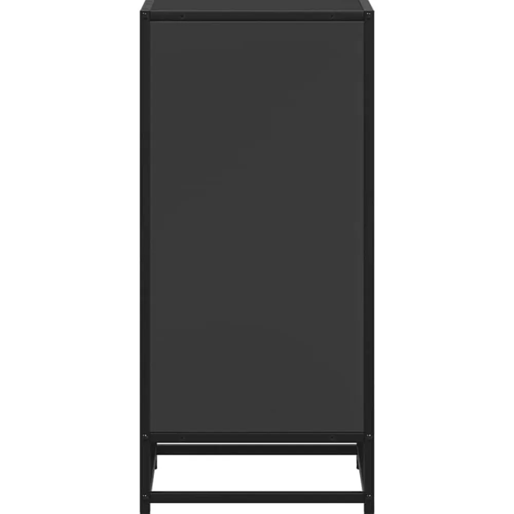 vidaXL Estanterías-Estantería madera ingeniería negra 40x35x76 cm