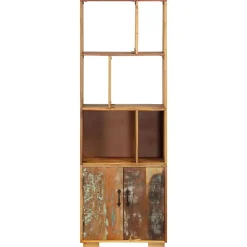 vidaXL Estanterías-Estantería madera maciza reciclada 60x35x180 cm