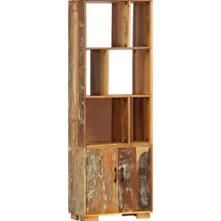 vidaXL Estanterías-Estantería madera maciza reciclada 60x35x180 cm