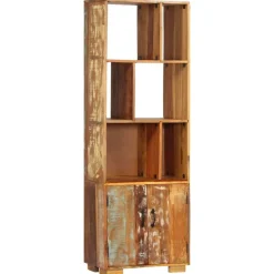 vidaXL Estanterías-Estantería madera maciza reciclada 60x35x180 cm