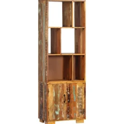 vidaXL Estanterías-Estantería madera maciza reciclada 60x35x180 cm