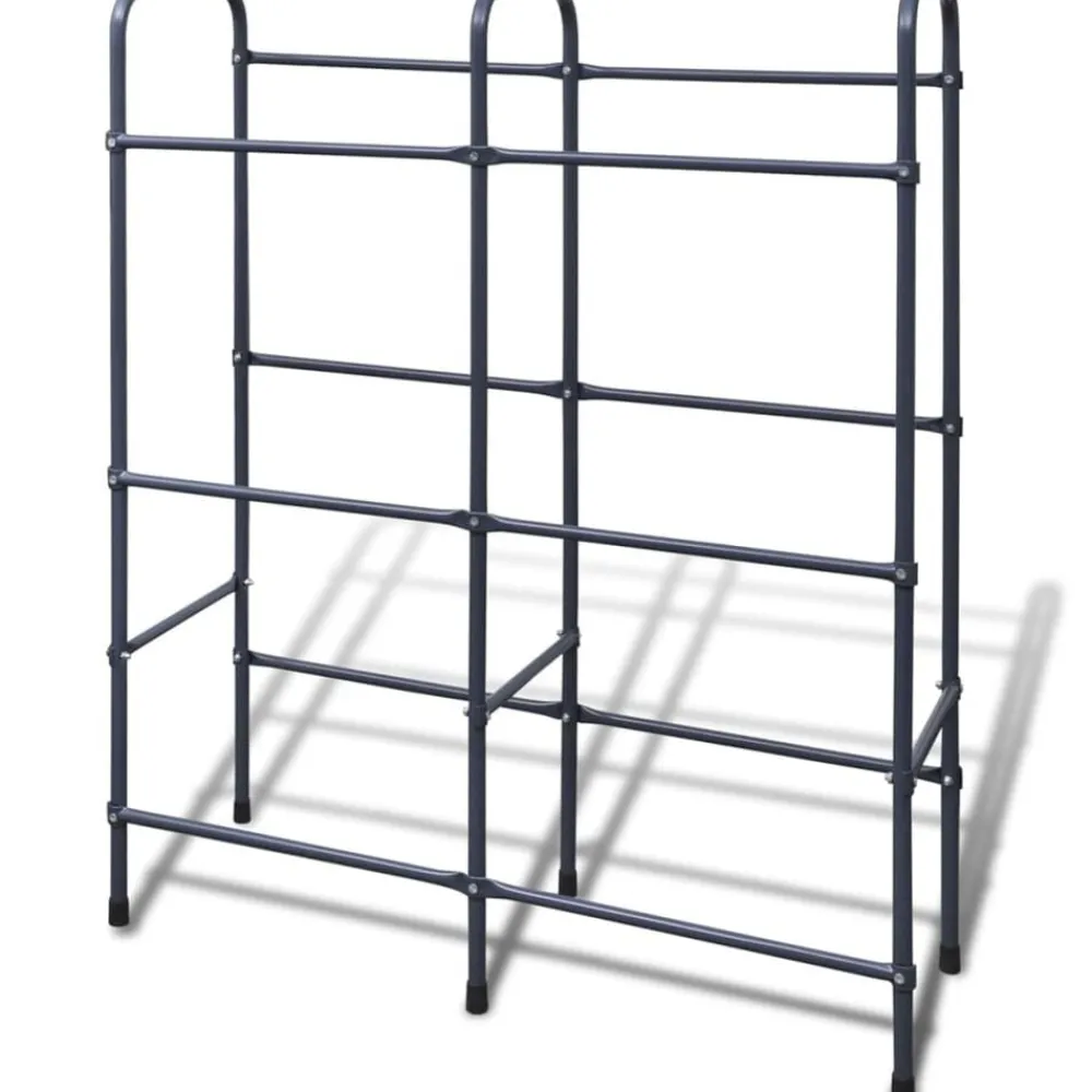 vidaXL Almacenamiento Industrial-Estantería para 6 cajas acero