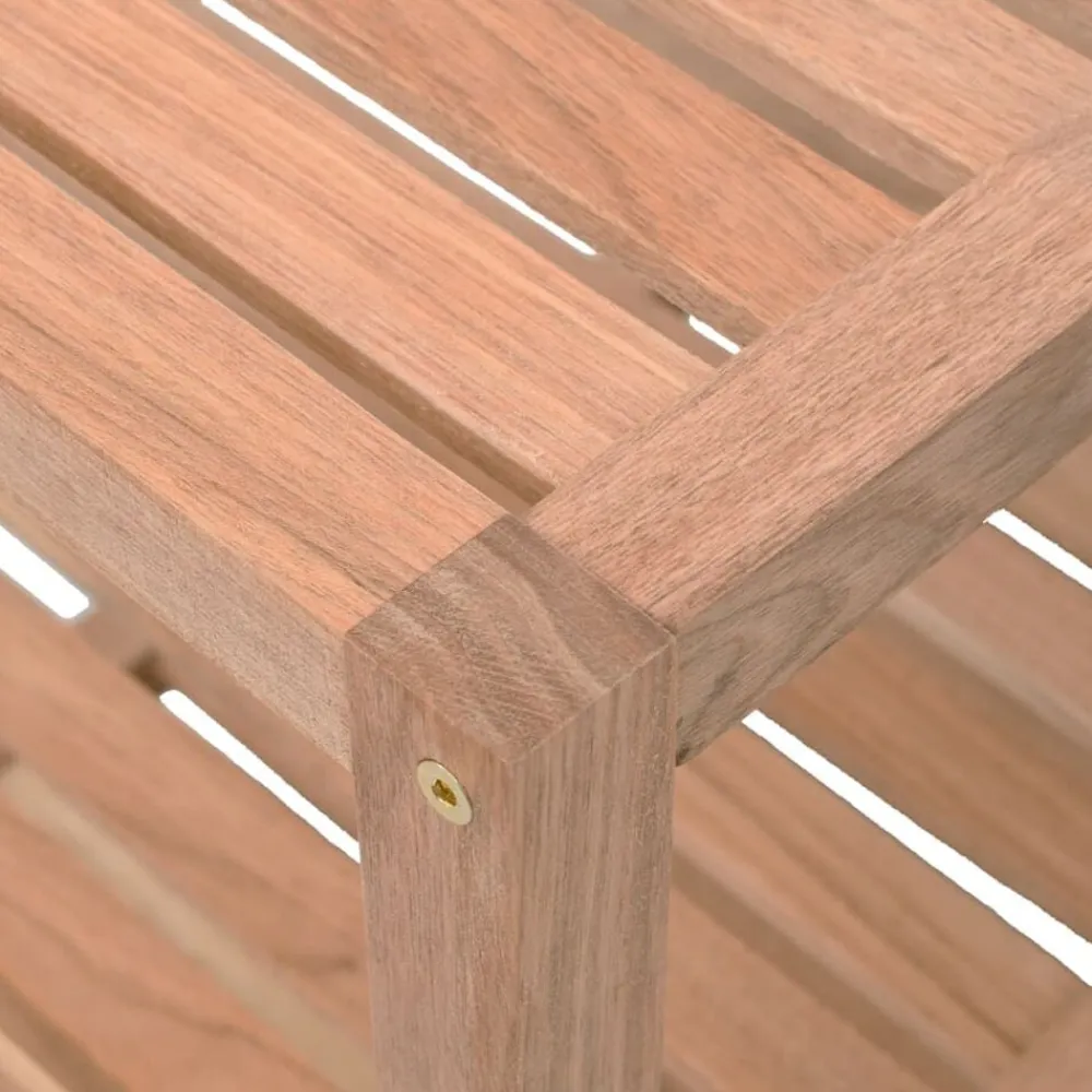 vidaXL Estantería para baño madera maciza de nogal 65x40x55 cm Clearance