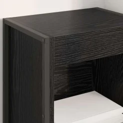 vidaXL Estantería para libros 80 x 30 x 155 cm Roble negro New