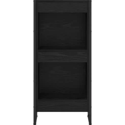 vidaXL Estantería para libros 80 x 30 x 155 cm Roble negro New