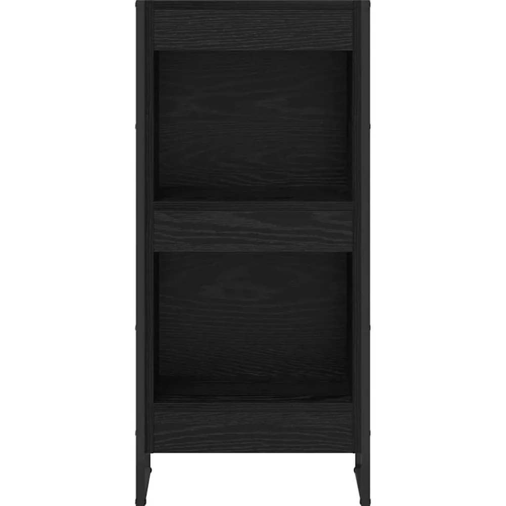 vidaXL Estantería para libros 80 x 30 x 155 cm Roble negro New