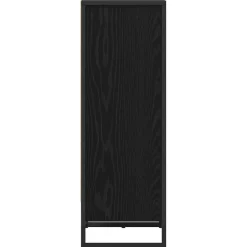 vidaXL Estantería para libros 80 x 30 x 155 cm Roble negro New