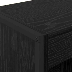 vidaXL Estantería para libros 80 x 30 x 155 cm Roble negro New