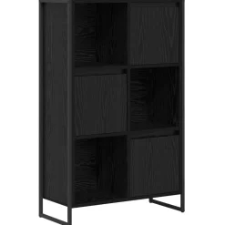 vidaXL Estantería para libros 68 x 30 x 108.5 cm Roble negro Online