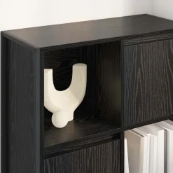 vidaXL Estantería para libros 68 x 30 x 108.5 cm Roble negro Online