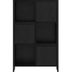 vidaXL Estantería para libros 68 x 30 x 108.5 cm Roble negro Online