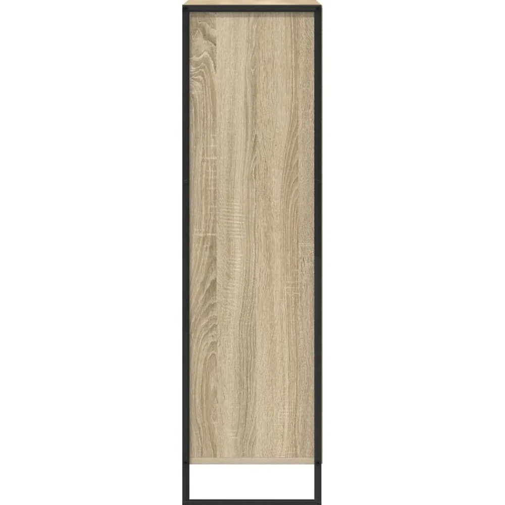vidaXL Estantería para libros 2 pcs Sonoma 99,5 x 30 x 108 cm Roble Sonoma Discount