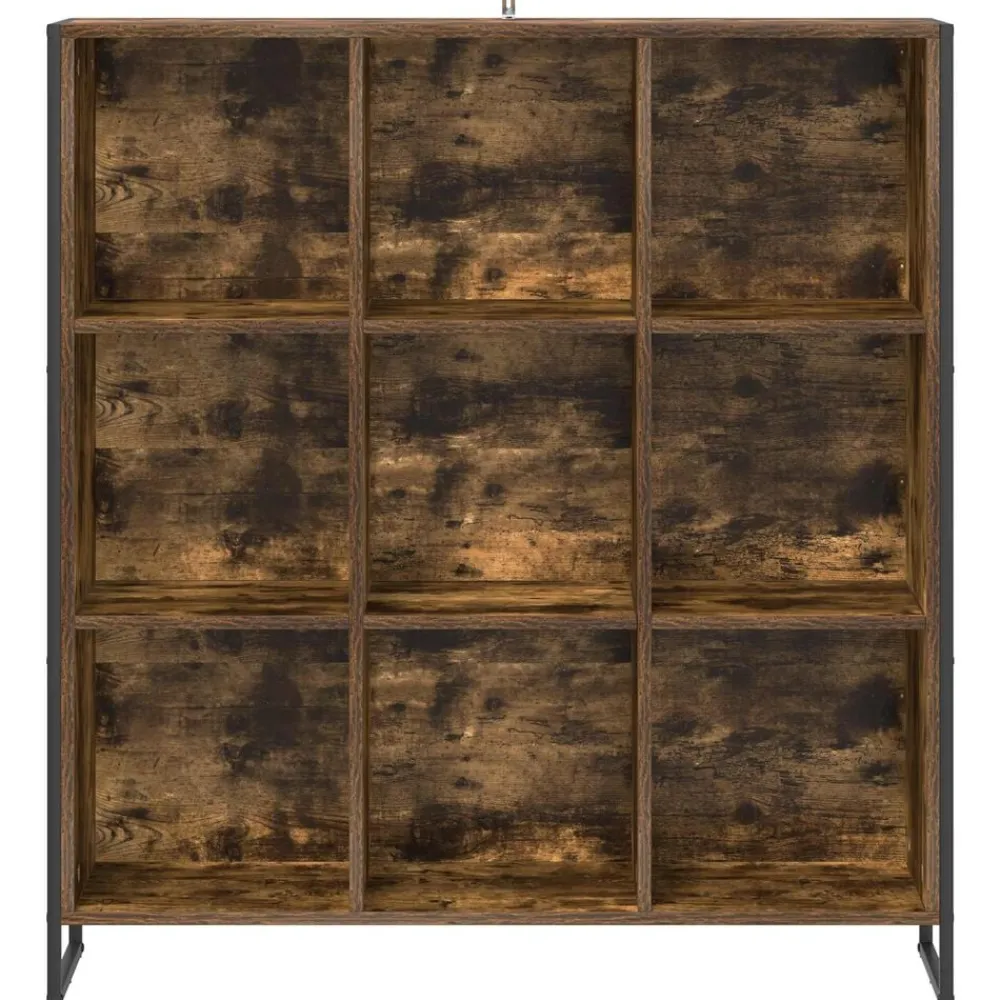 vidaXL Estantería para libros Roble Humo 99,5 x 30 x 108,5 cm Roble ahumado New