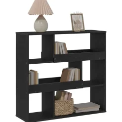 vidaXL Estantería para libros 100 x 33 x 94,5 cm Roble negro Best