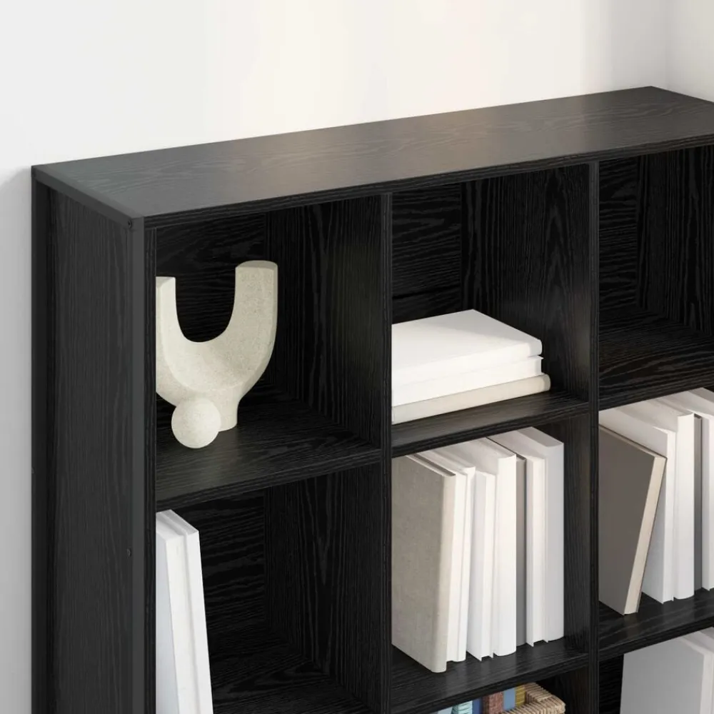 vidaXL Estantería para libros 99,5 x 30 x 108,5 cm Roble negro Sale