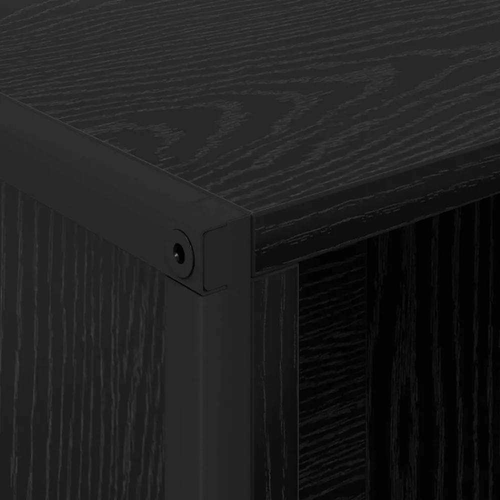 vidaXL Estantería para libros 99,5 x 30 x 108,5 cm Roble negro Sale