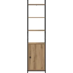 vidaXL Estanterías-Estantería para libros Roble artesanal 40 x 24 x 161 cm