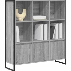 vidaXL Estanterías-Estantería para libros 2 pcs 99,5 x 30 x 108 cm