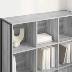 vidaXL Estanterías-Estantería para libros 2 pcs 99,5 x 30 x 108 cm