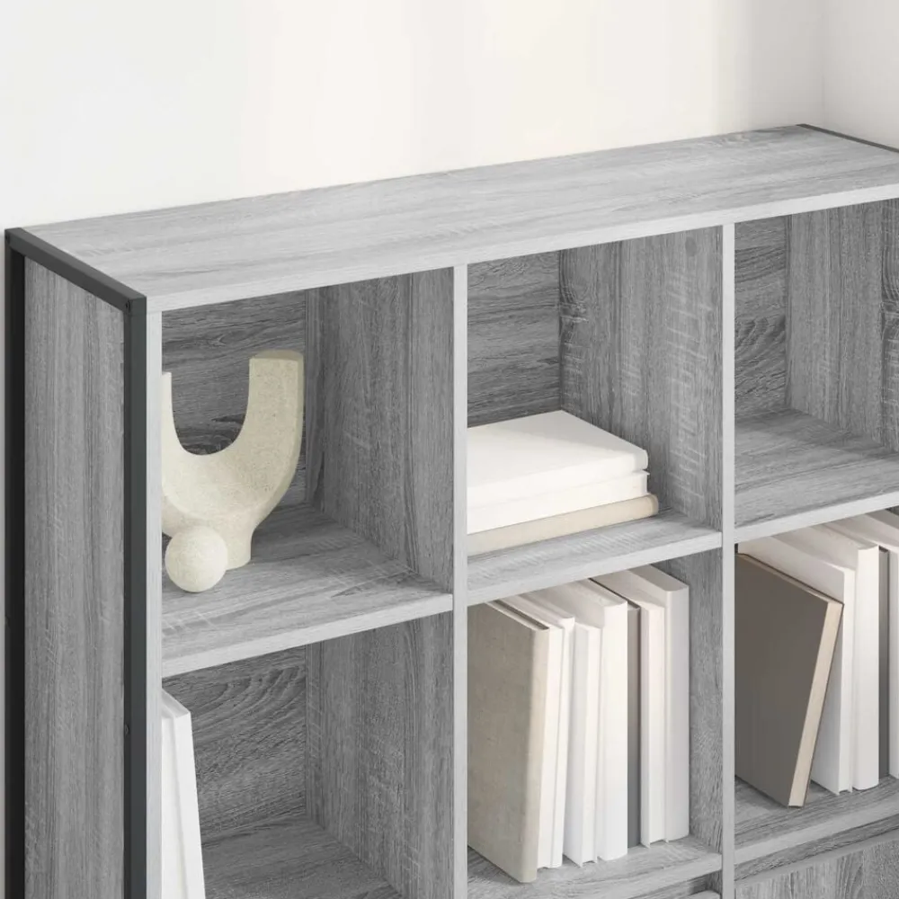 vidaXL Estanterías-Estantería para libros 2 pcs 99,5 x 30 x 108 cm