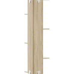 vidaXL Estantería pared de esquina madera 36,5x36,5x140cm Roble Sonoma Online
