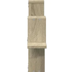 vidaXL Estantería pared madera ingeniería 104,5x10x43 cm Roble Sonoma Outlet