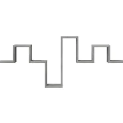 vidaXL Estantería pared madera ingeniería gris hormigón 104,5x10x43 cm Gris hormigón Sale