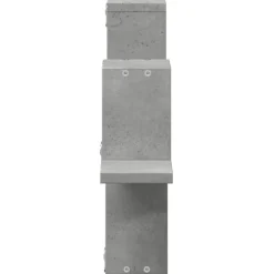vidaXL Estantería pared madera ingeniería gris hormigón 104,5x10x43 cm Gris hormigón Sale