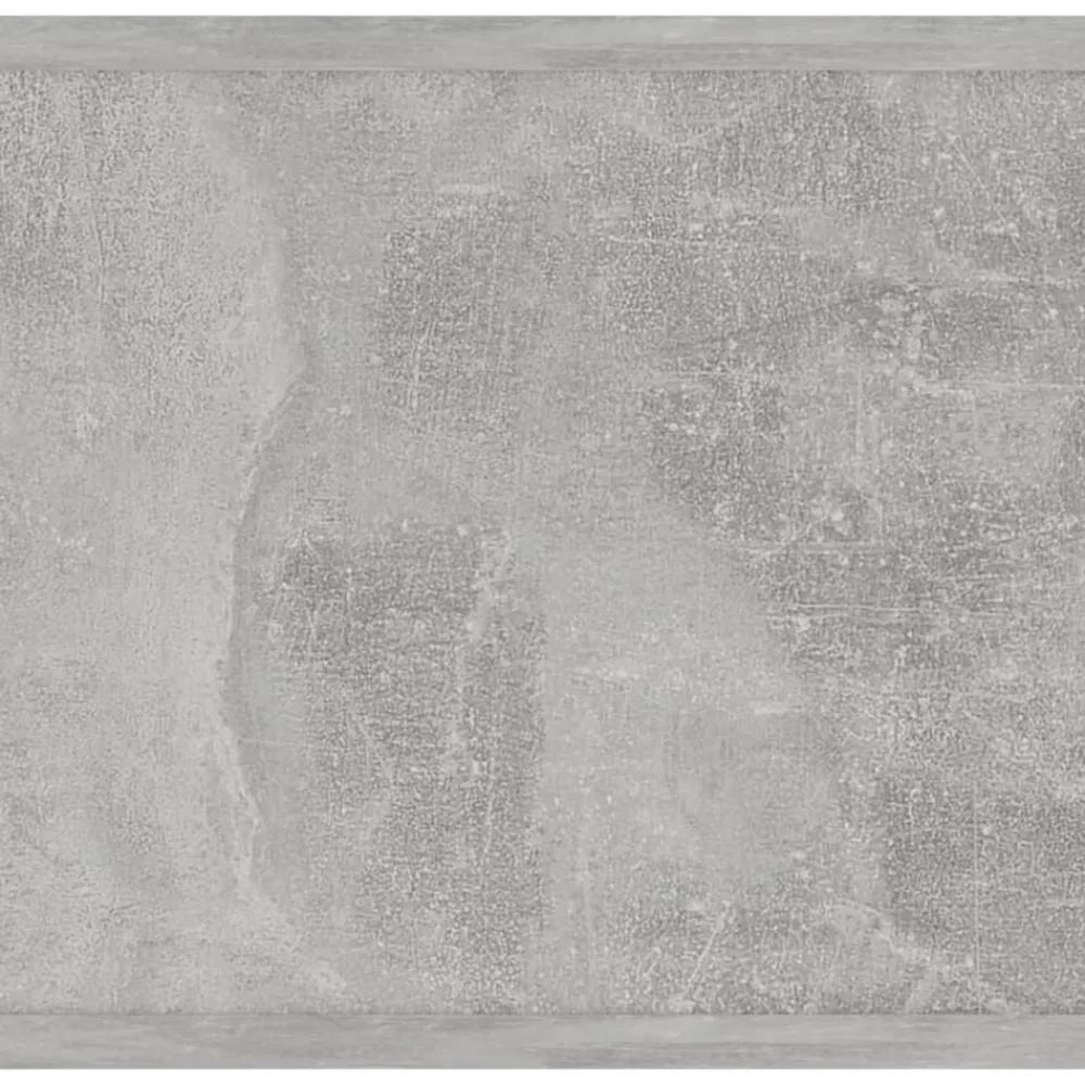 vidaXL Estantería pared madera contrachapada gris hormigón 102x30x29cm Gris hormigón Sale