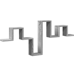 vidaXL Estanterías-Estantería pared madera ingeniería 104,5x10x43 cm