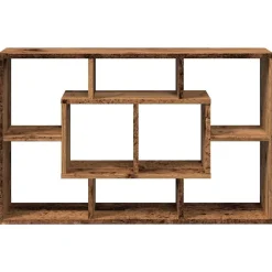 vidaXL Armarios Y Almacenamiento-Estantería pared madera contrachapada madera vieja 85x16x52,5cm