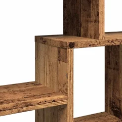 vidaXL Armarios Y Almacenamiento-Estantería pared madera contrachapada madera vieja 85x16x52,5cm