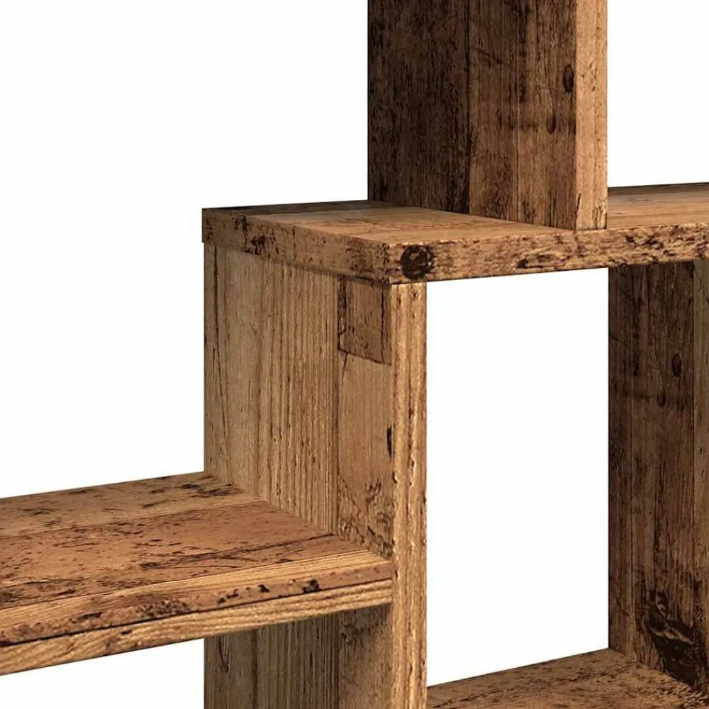 vidaXL Armarios Y Almacenamiento-Estantería pared madera contrachapada madera vieja 85x16x52,5cm