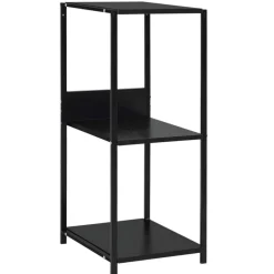 vidaXL Estantería pequeña madera de ingeniería 33,5x39,6x79,7 cm Negro Hot