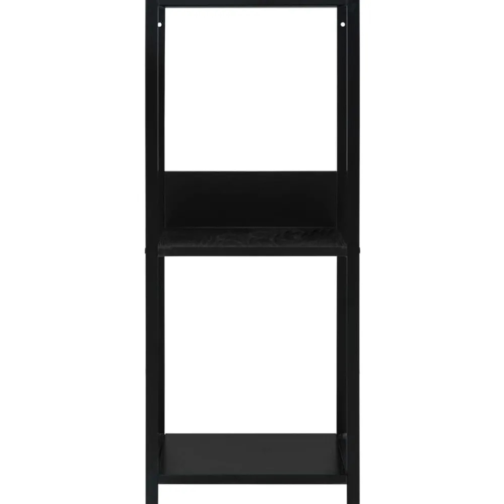 vidaXL Estantería pequeña madera de ingeniería 33,5x39,6x79,7 cm Negro Hot