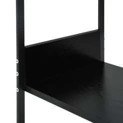 vidaXL Estantería pequeña madera de ingeniería 33,5x39,6x79,7 cm Negro Hot