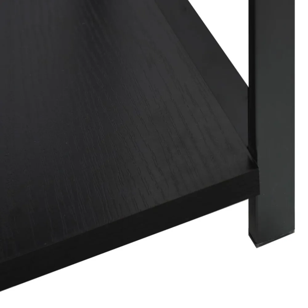 vidaXL Estantería pequeña madera de ingeniería 33,5x39,6x79,7 cm Negro Hot